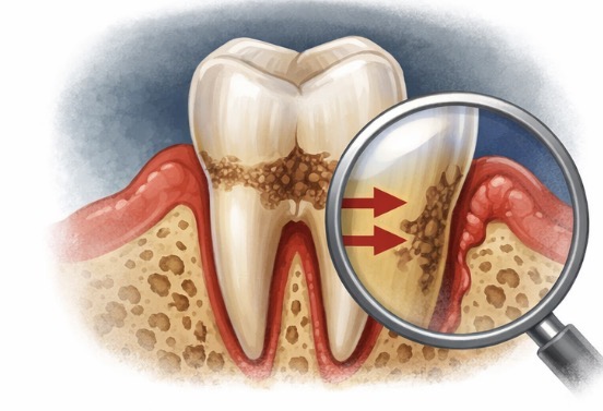 【歯周病が進行する本当の原因】